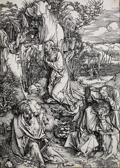 Christus op de Olijfberg door Albrecht Dürer