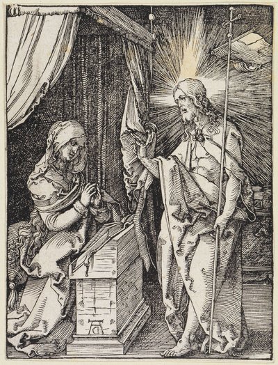 Christus verschijnt aan zijn moeder door Albrecht Dürer
