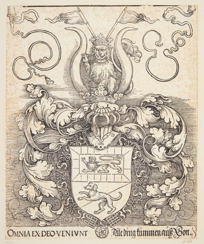 Wapen van Lorenz Staiber door Albrecht Dürer