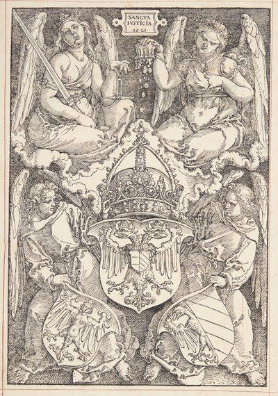 Wapen van het Rijk en de stad Neurenberg door Albrecht Dürer