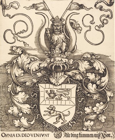 Wapen van Lorenz Staiber door Albrecht Dürer