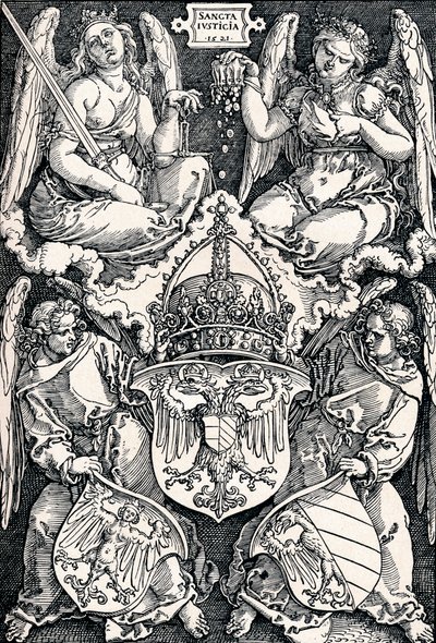 Wapen van de stad Neurenberg, 1521 1906 door Albrecht Dürer