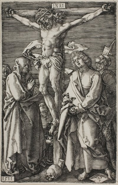 Kruisiging, uit De Gegraveerde Passie door Albrecht Dürer