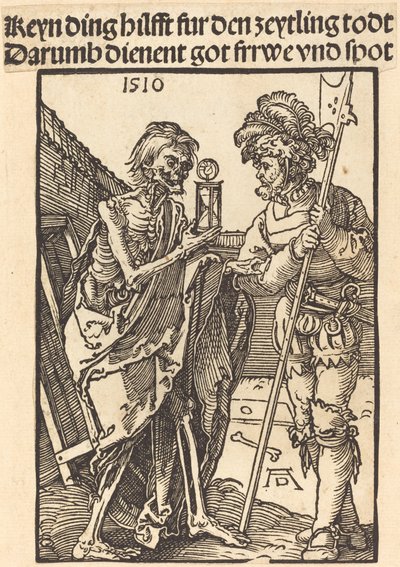 De Dood en de Landsknecht door Albrecht Dürer