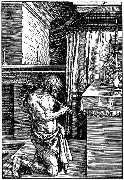 Der Bussende, 1510, 1936 door Albrecht Dürer