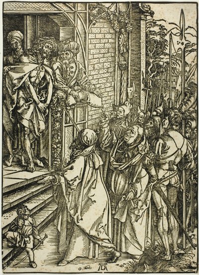 Ecce Homo - De presentatie van Christus, uit De Grote Passie door Albrecht Dürer