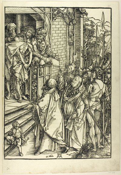 Ecce Homo - De Presentatie van Christus, uit De Grote Passie door Albrecht Dürer