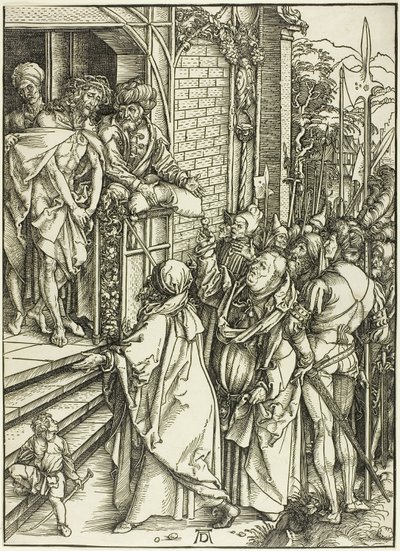 Ecce Homo - De presentatie van Christus, uit De Grote Passie door Albrecht Dürer