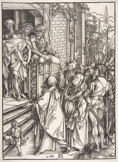 Ecce Homo, uit de serie De Grote Passie, ca. 1498-99 door Albrecht Dürer