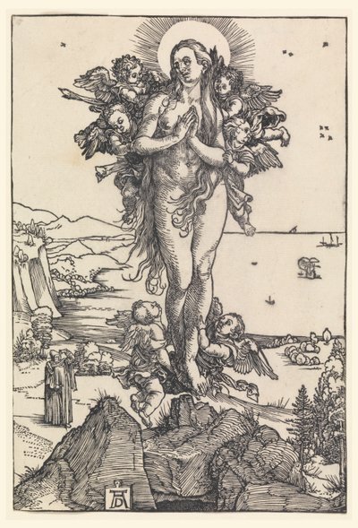 Opstand van Sint Maria Magdalena door Albrecht Dürer