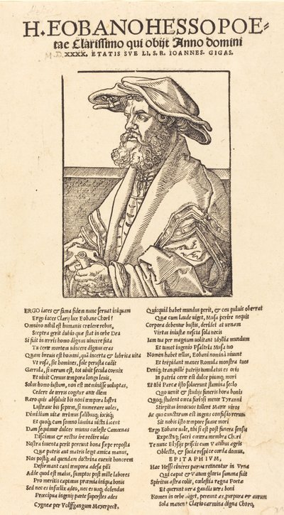 Eobanus Hess, 1526 door Albrecht Dürer