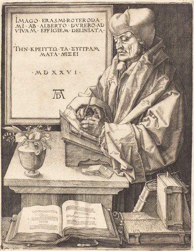 Erasmus van Rotterdam door Albrecht Dürer