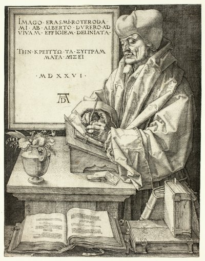 Erasmus van Rotterdam door Albrecht Dürer