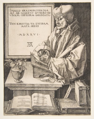 Erasmus van Rotterdam door Albrecht Dürer