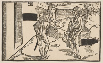 Eunuchus, uit De Komedie van Terentius, 19e-eeuwse herdruk door Albrecht Dürer