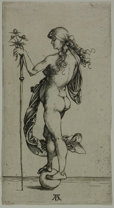 Fortuin door Albrecht Dürer