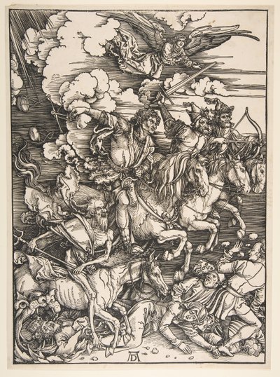 De Vier Ruiters van de Apocalyps door Albrecht Dürer