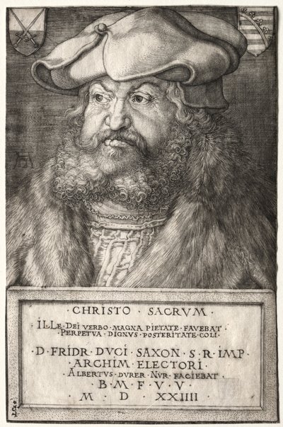 Frederik de Wijze, Keurvorst van Saksen door Albrecht Dürer