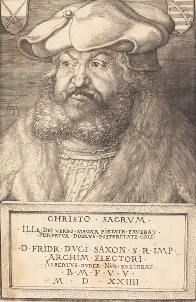 Frederik de Wijze, keurvorst van Saksen, 1524 door Albrecht Dürer