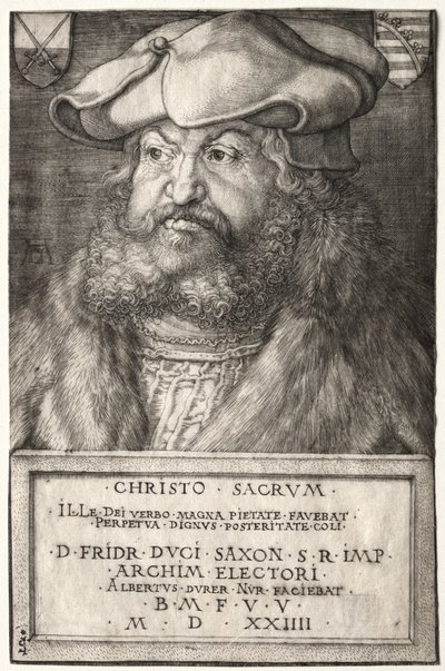 Frederik de Wijze, keurvorst van Saksen, 1524 door Albrecht Dürer