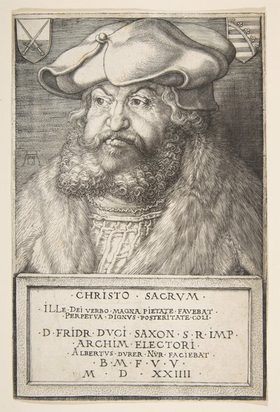 Frederik de Wijze, keurvorst van Saksen door Albrecht Dürer