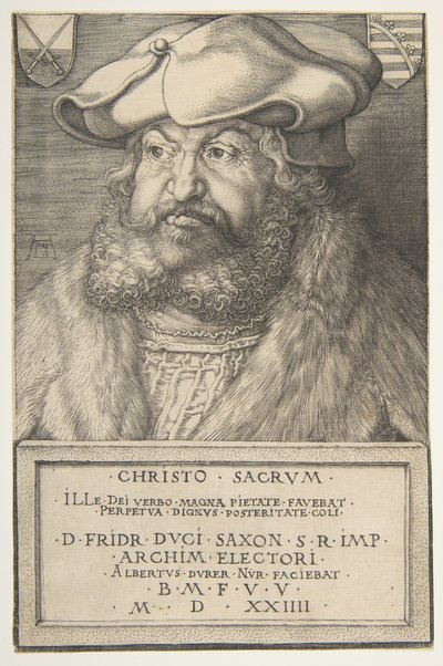 Frederik de Wijze, Keurvorst van Saksen door Albrecht Dürer