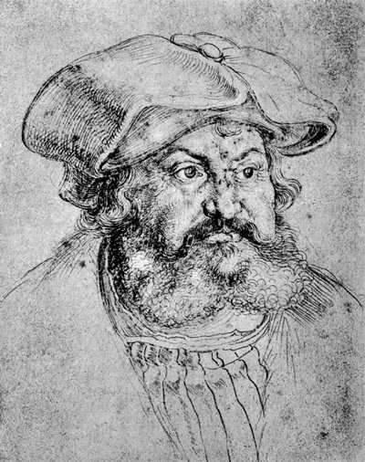 Friedrich der Weise, 1523-1524, 1936 door Albrecht Dürer
