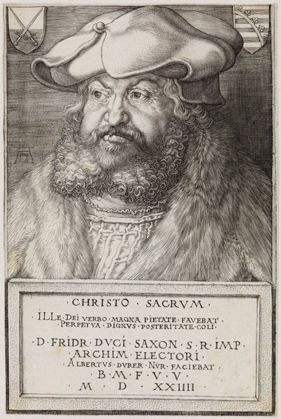 Frederik de Wijze, keurvorst van Saksen door Albrecht Dürer
