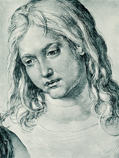 Hoofd van de twaalfjarige Jezus door Albrecht Dürer