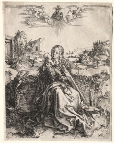 Heilige Familie met de Vlinder door Albrecht Dürer
