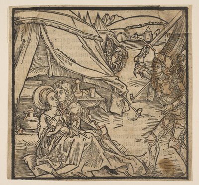 Illustratie uit de Ritter von Turn, 1493 door Albrecht Dürer