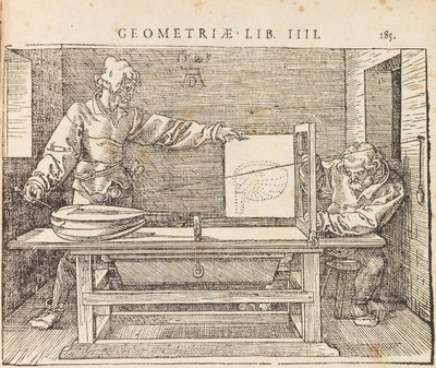 Institutionum geometricarum libri quatuor door Albrecht Dürer