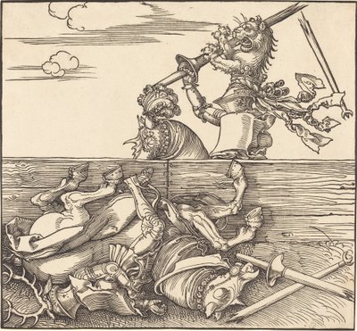 Italiaanse Toernooi door Albrecht Dürer