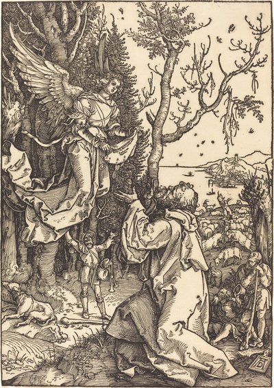 Joachim en de engel door Albrecht Dürer