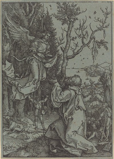 Joachim en de engel door Albrecht Dürer