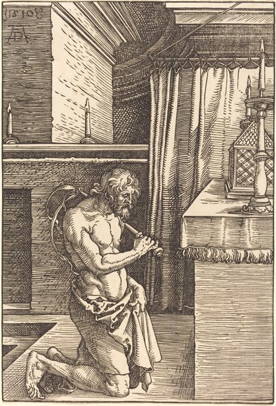 Koning David Doet Boete door Albrecht Dürer