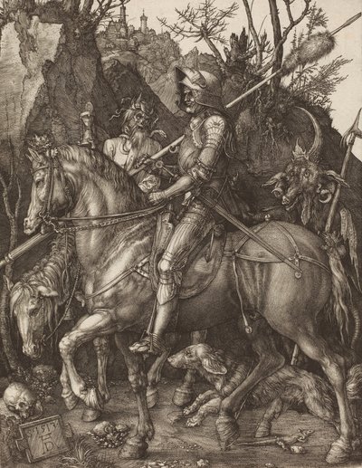 Ridder, dood en duivel door Albrecht Dürer