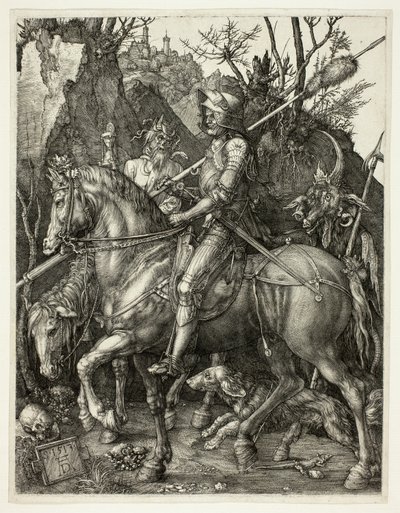 Ridder, dood en de duivel door Albrecht Dürer