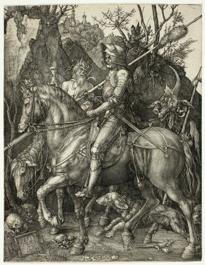 Ridder, dood en de duivel door Albrecht Dürer