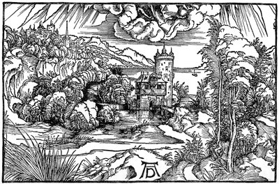 Landschap, 1498, 1936 door Albrecht Dürer