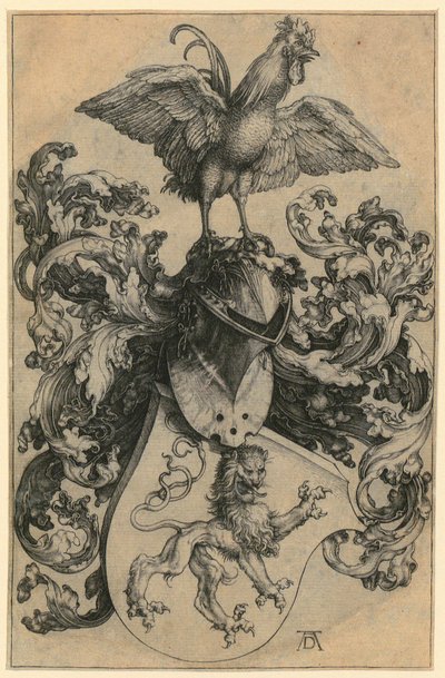Het liefdespaar en de dood door Albrecht Dürer