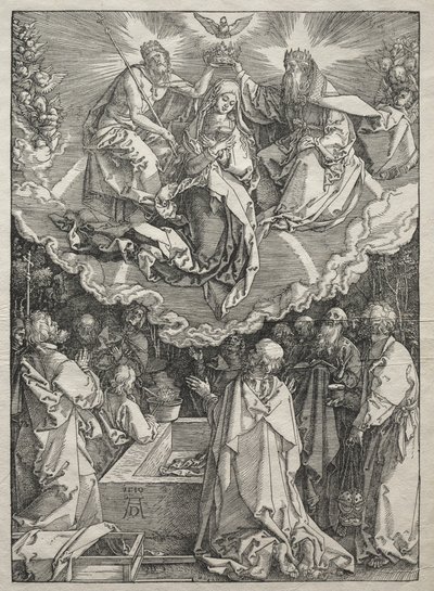 Leven van de Maagd: Tenhemelopneming van de Maagd door Albrecht Dürer