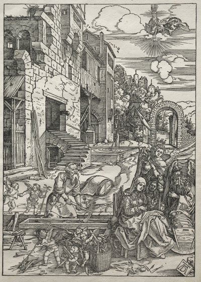 Leven van de Maagd: De rust in Egypte door Albrecht Dürer