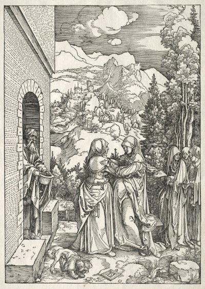 Leven van de Maagd: De Visitatie door Albrecht Dürer