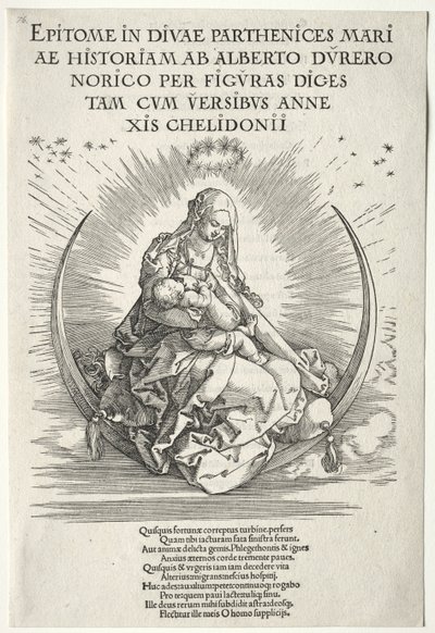 Leven van de Maagd: Titelpagina door Albrecht Dürer
