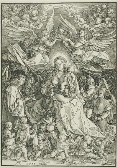Madonna Koningin van de Engelen door Albrecht Dürer
