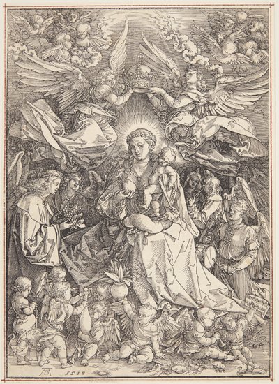 Madonna Koningin van de engelen door Albrecht Dürer