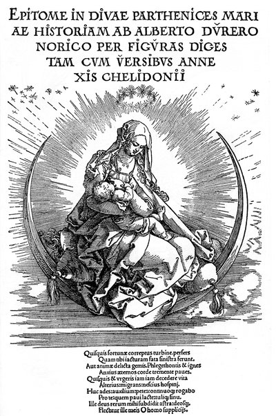 Madonna als Voedende Moeder en Goddelijk Wezen, 1511 door Albrecht Dürer