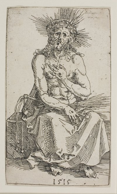 Man van Smarten, zittend door Albrecht Dürer