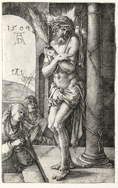 Man van Smarten bij de Zuil door Albrecht Dürer